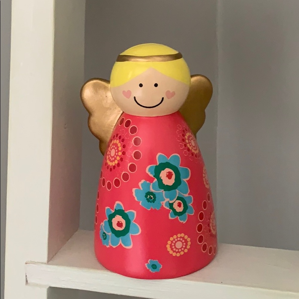 Guardian Angel Hand-Painted Angel Bank